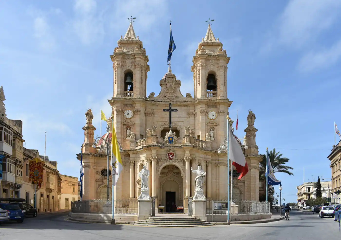 Parish Church of Our Lady of Graces, Zabbar church exterior