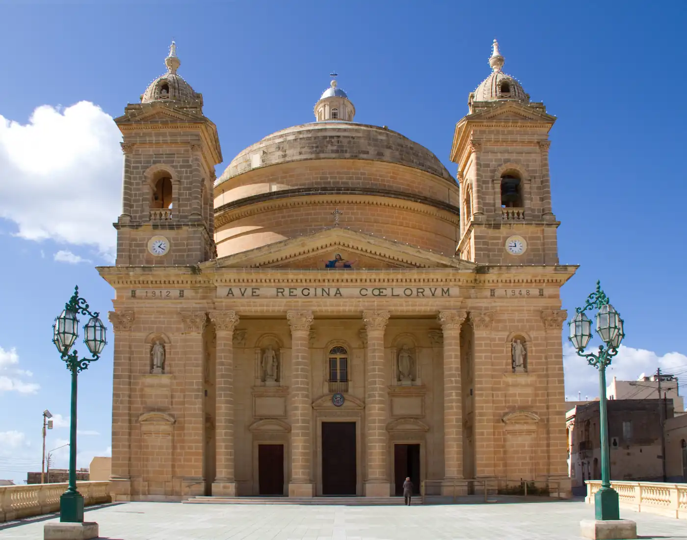 Parish Church of the Assumption, Mgarr church exterior