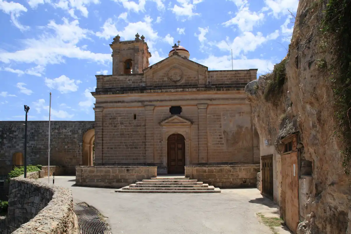 Sanctuary of Our Lady of Melliea church exterior