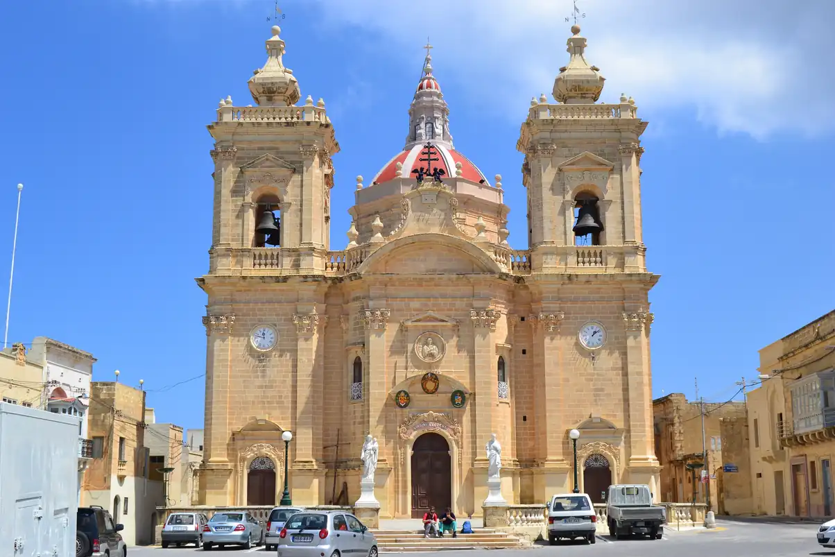 Basilica of the Nativity of Our Lady, Xagra church exterior
