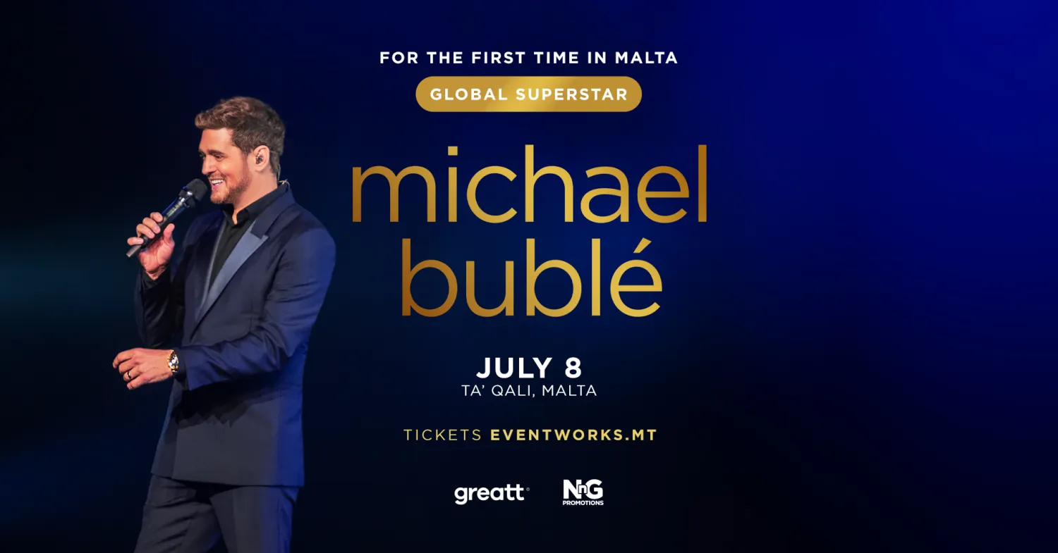 Michael Buble Live in Concert Malta 2026 official event image