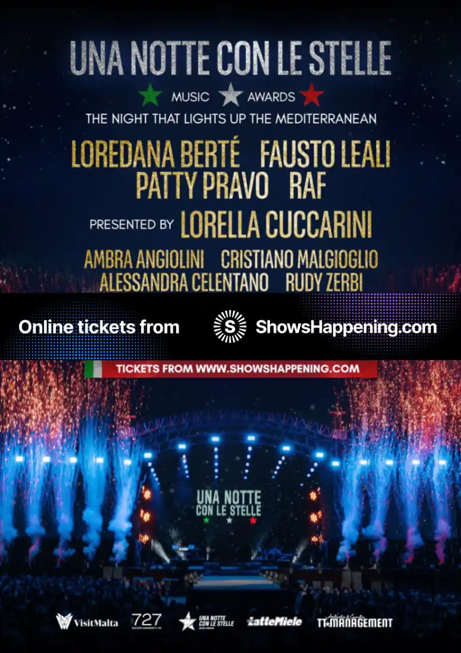 Una Notte con le Stelle - official event flyer