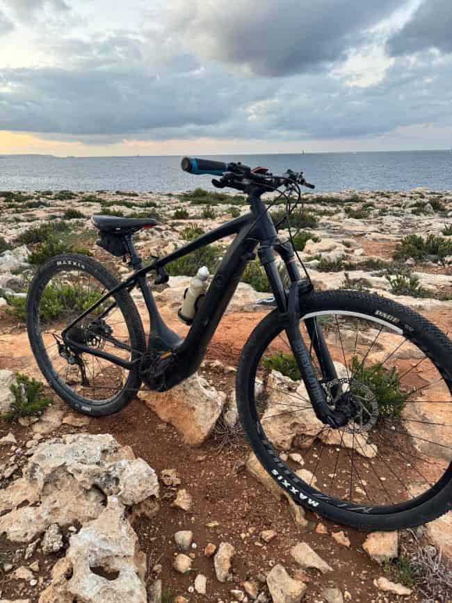 A mountain bike in Malta
