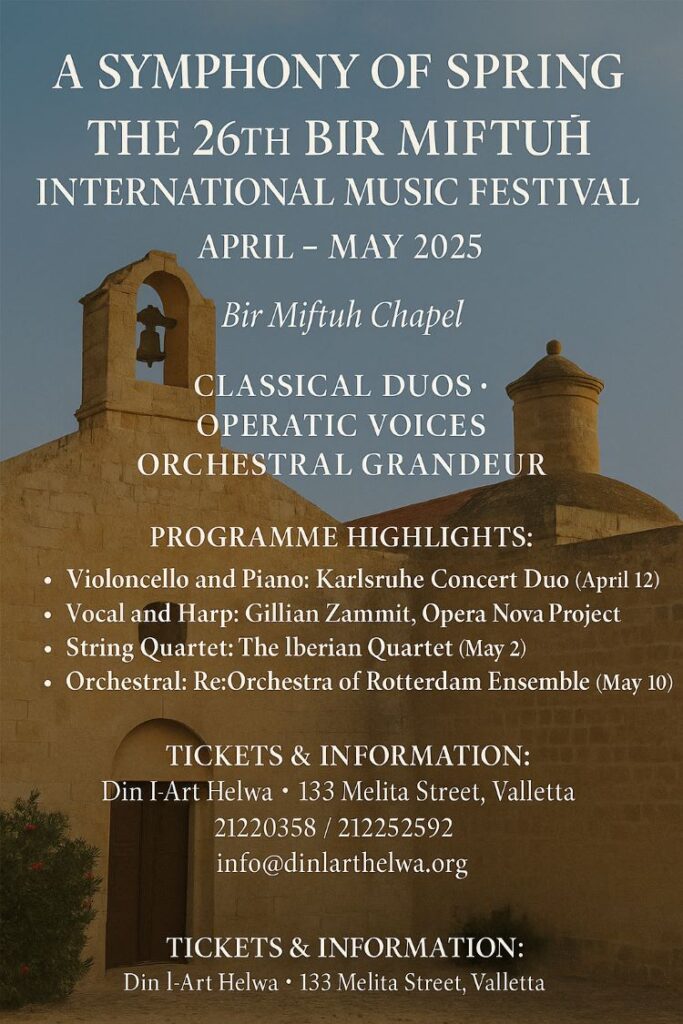 A Symphony of Spring: The 26th Bir Miftuħ International Music Festival