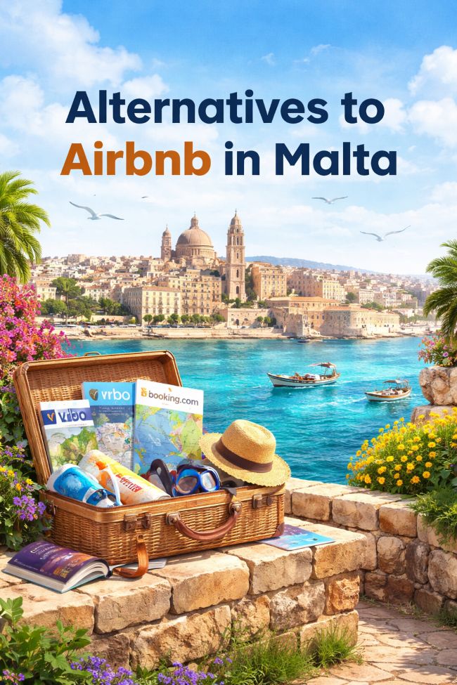 Alternatives to Airbnb in Malta