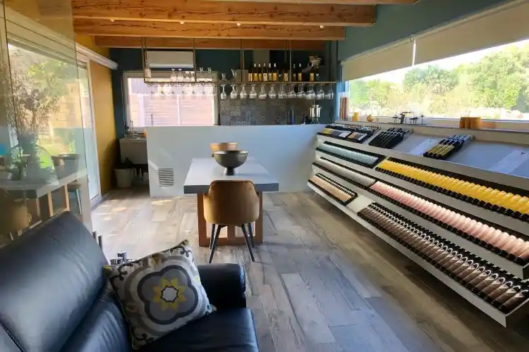 The wine tasting bar at Markus Divinus, Dingli