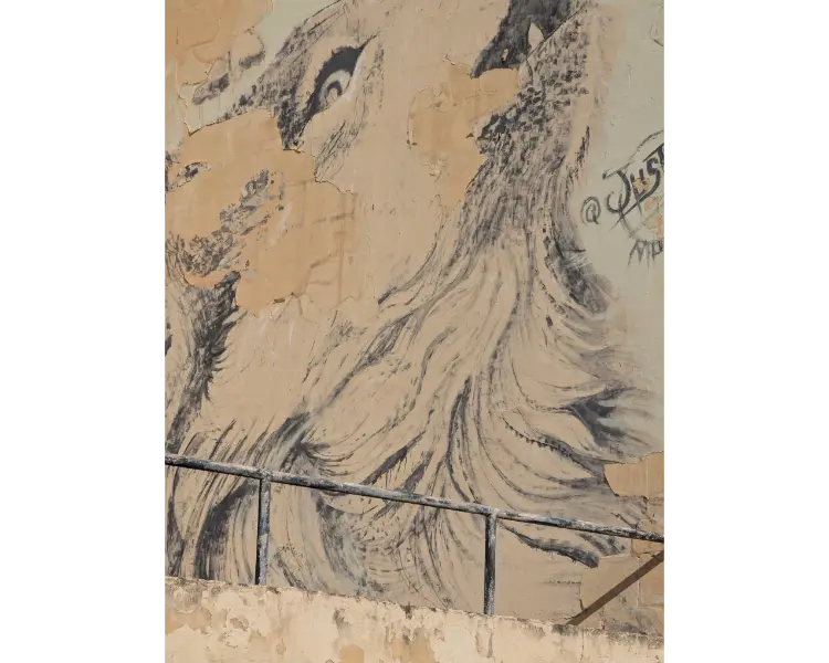 Street Art, In Marsascala, at the tip of the bay. Germa Hotel