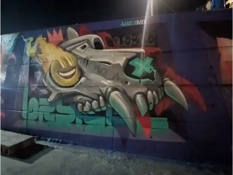 Futuristic Dog., Street Art