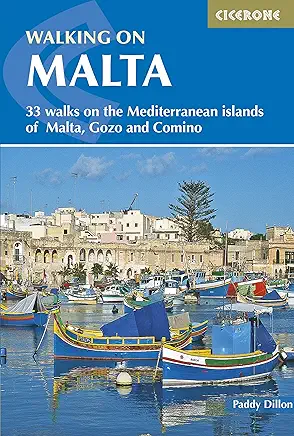 Cicerone Walking on Malta guidebook cover by Paddy Dillon