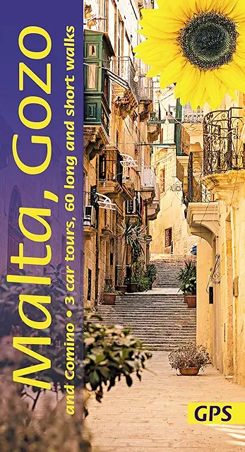Sunflower Malta Gozo and Comino walking guide cover